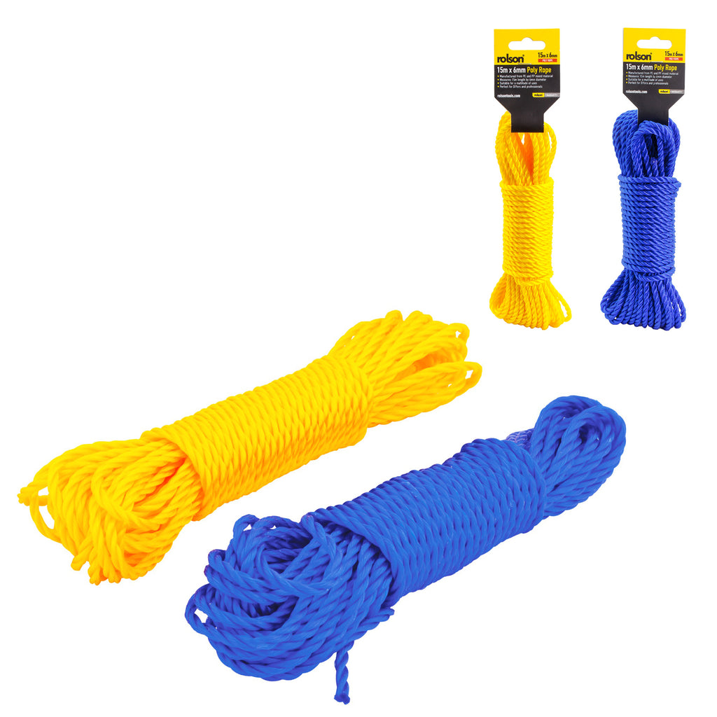 15m x 6mm Poly Rope