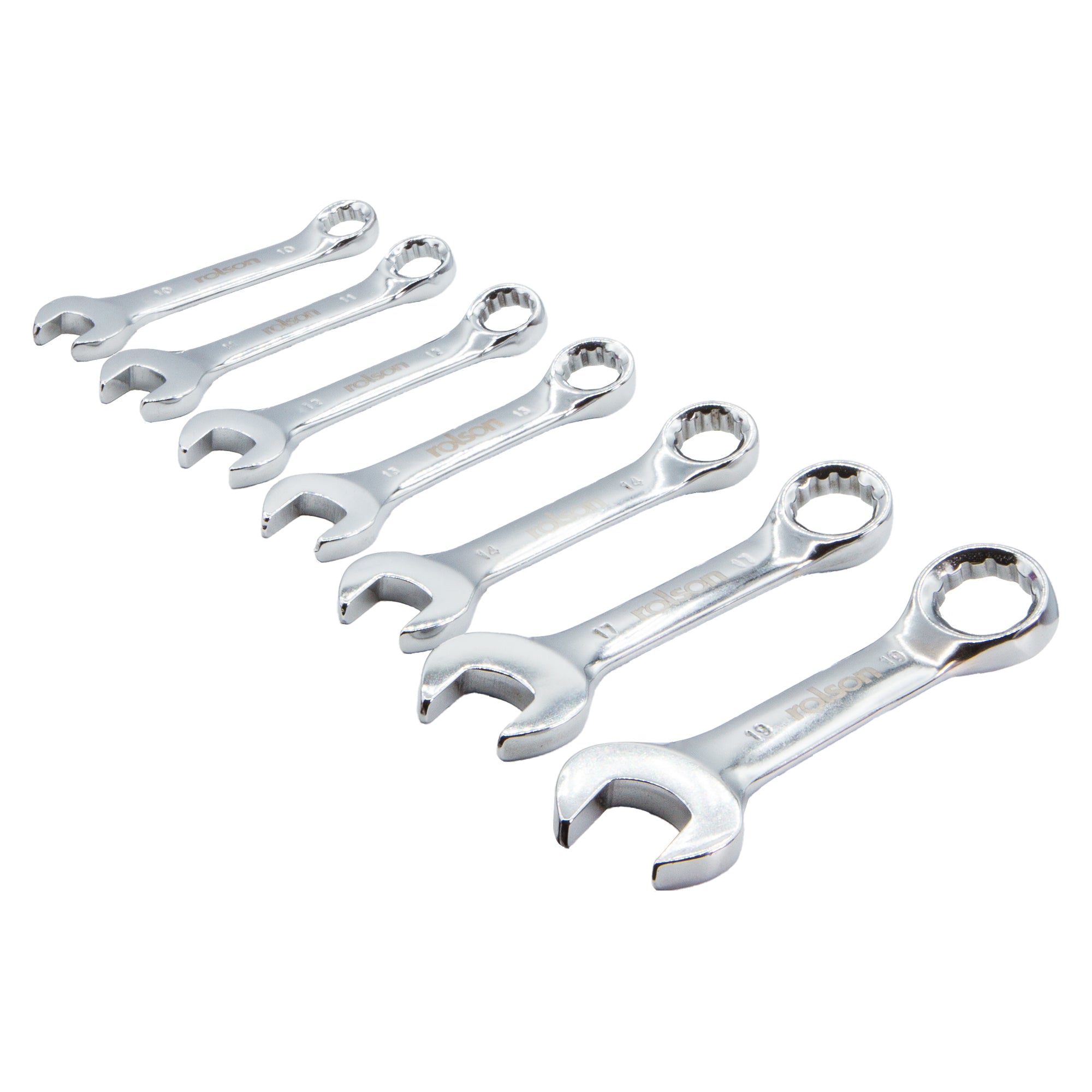 7 Piece Combination Stubby Spanner Set