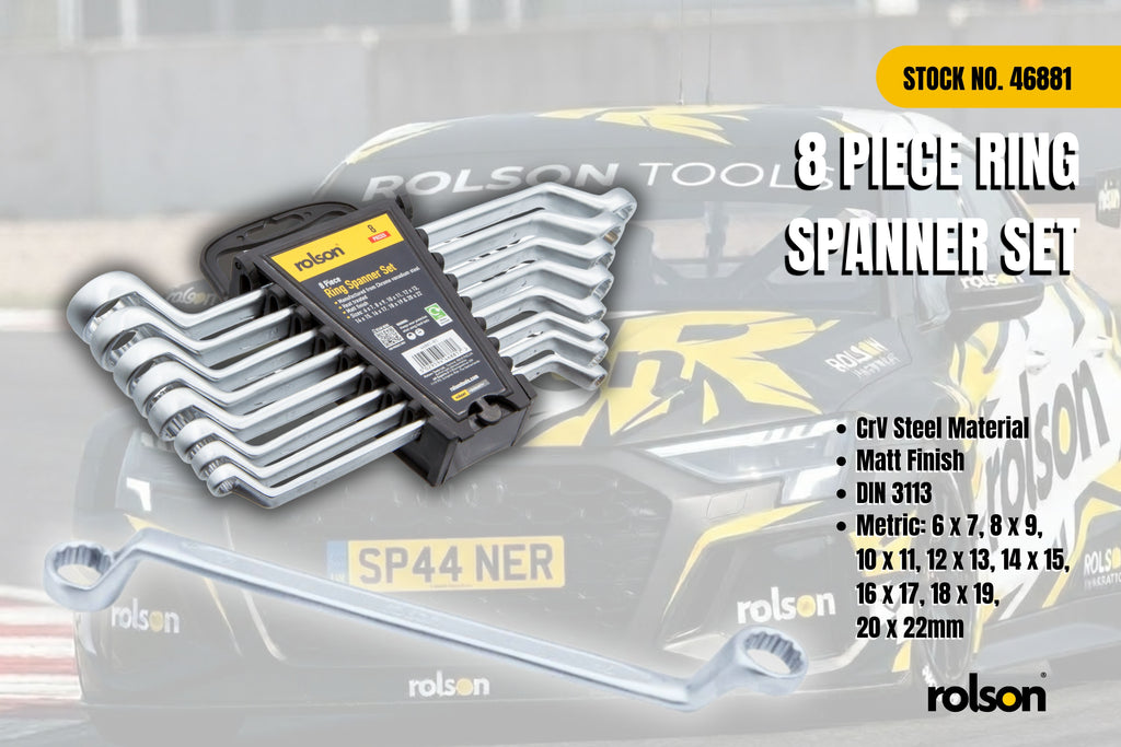 8 Piece Ring Spanner Set