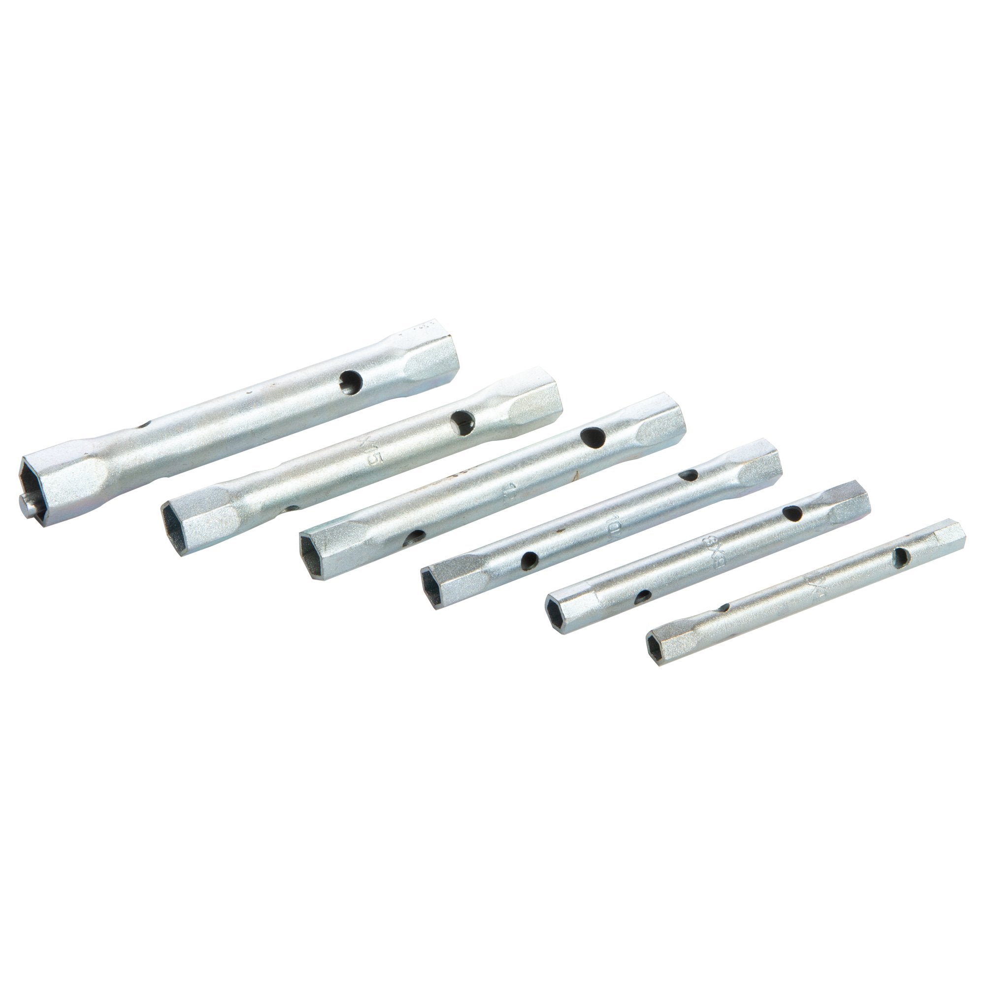 6 Piece Box Spanner Set & Tommy Bar