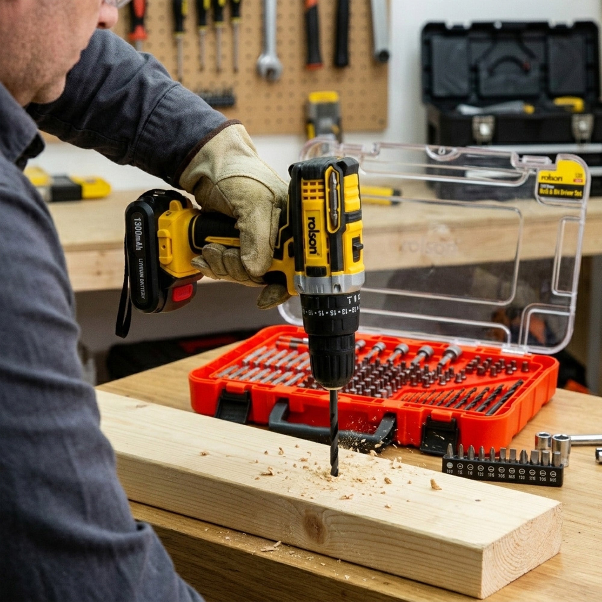 120 Piece Drill & Bit Driver Set