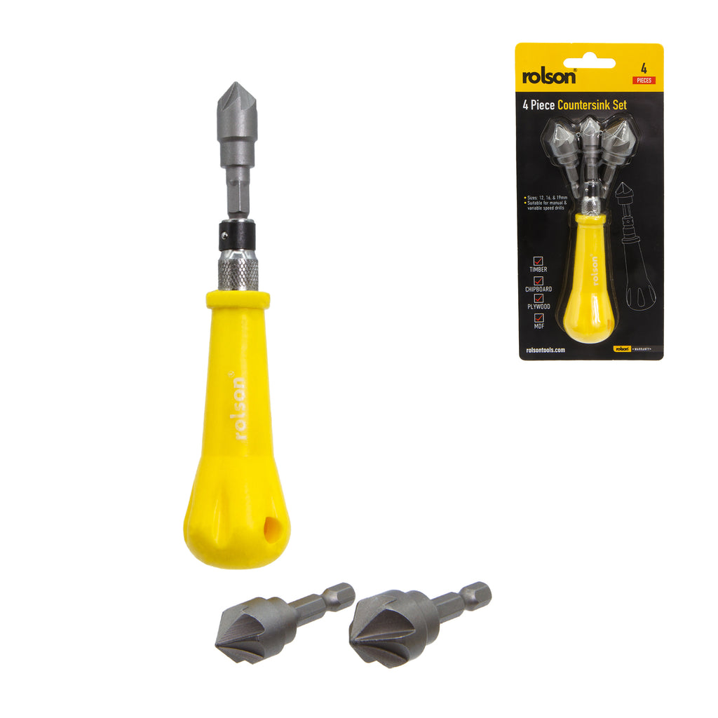 4 Piece Counter Sink Set