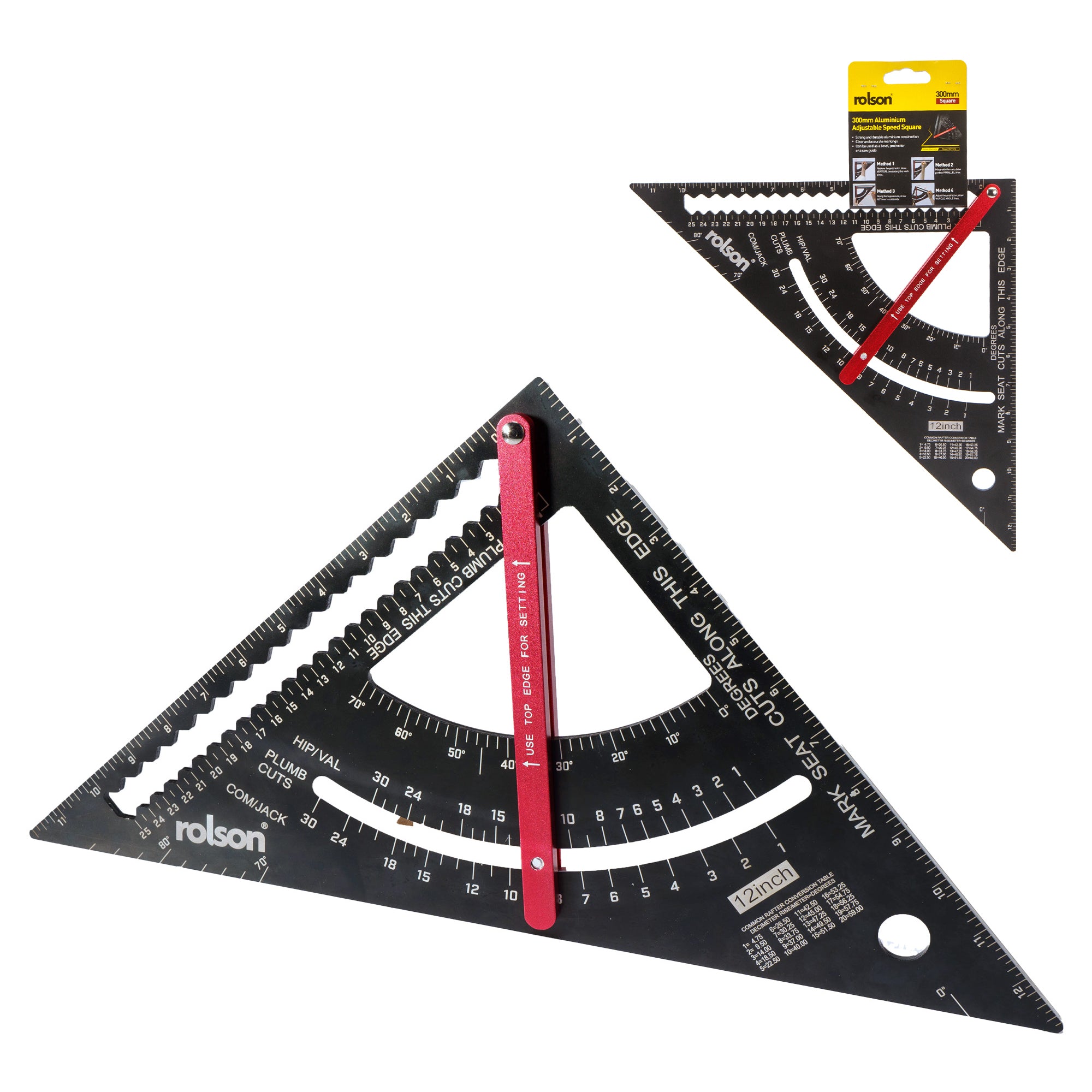 300mm Aluminium Adjustable Speed Square