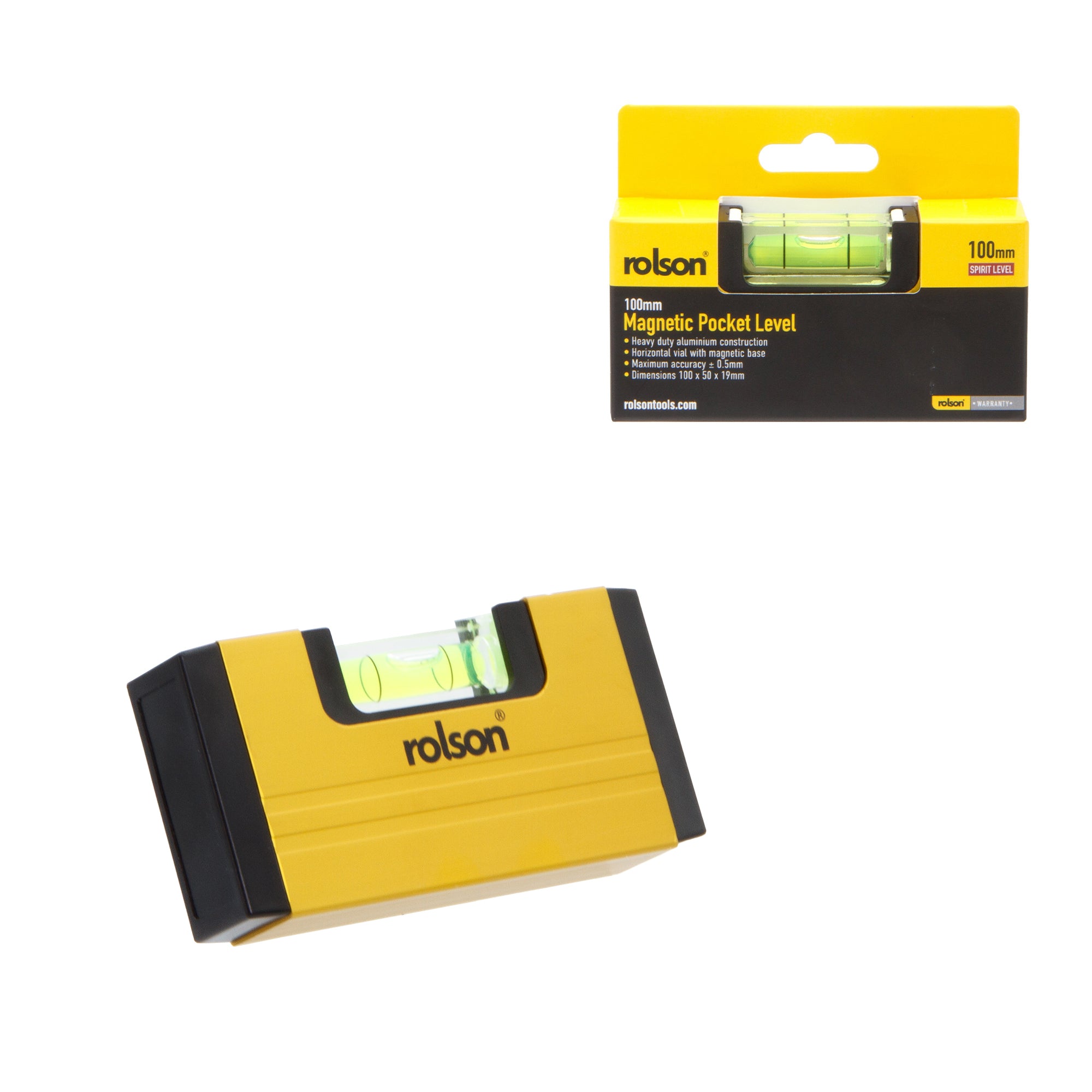 100mm Magnetic Pocket Level