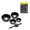 4 Piece Contractor Hole Saw Set