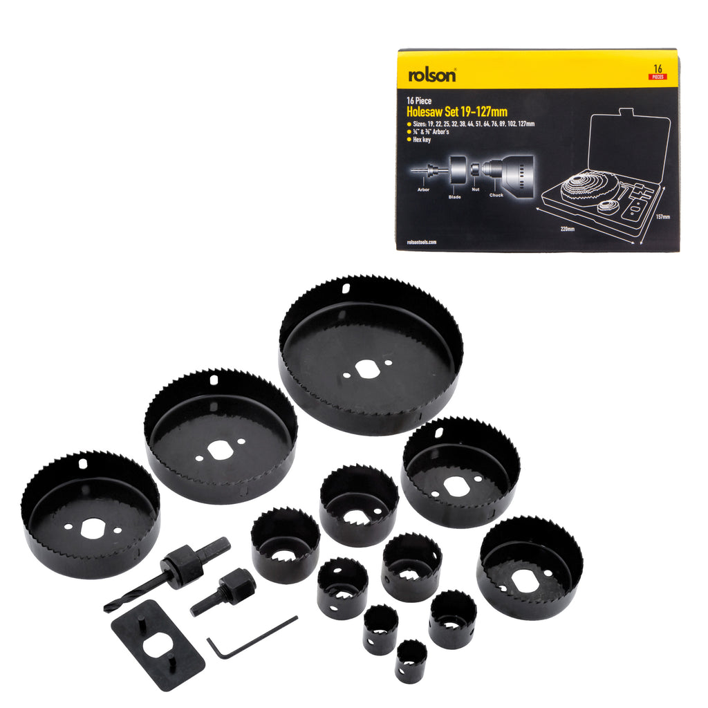 16 Piece Hole Saw Set