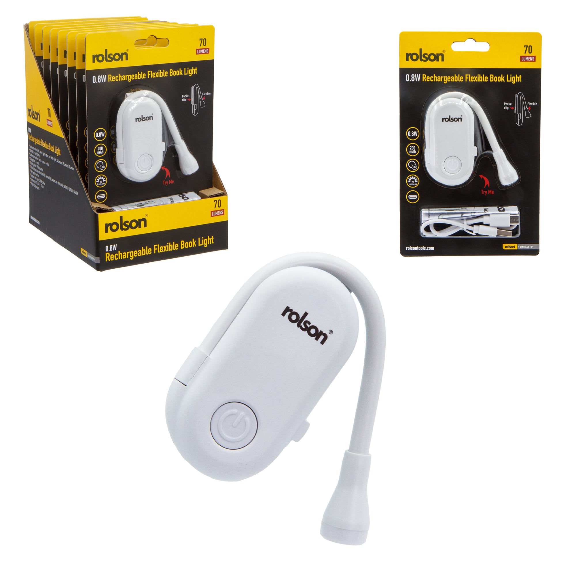 0.8W Rechargeable Flexible Book Light