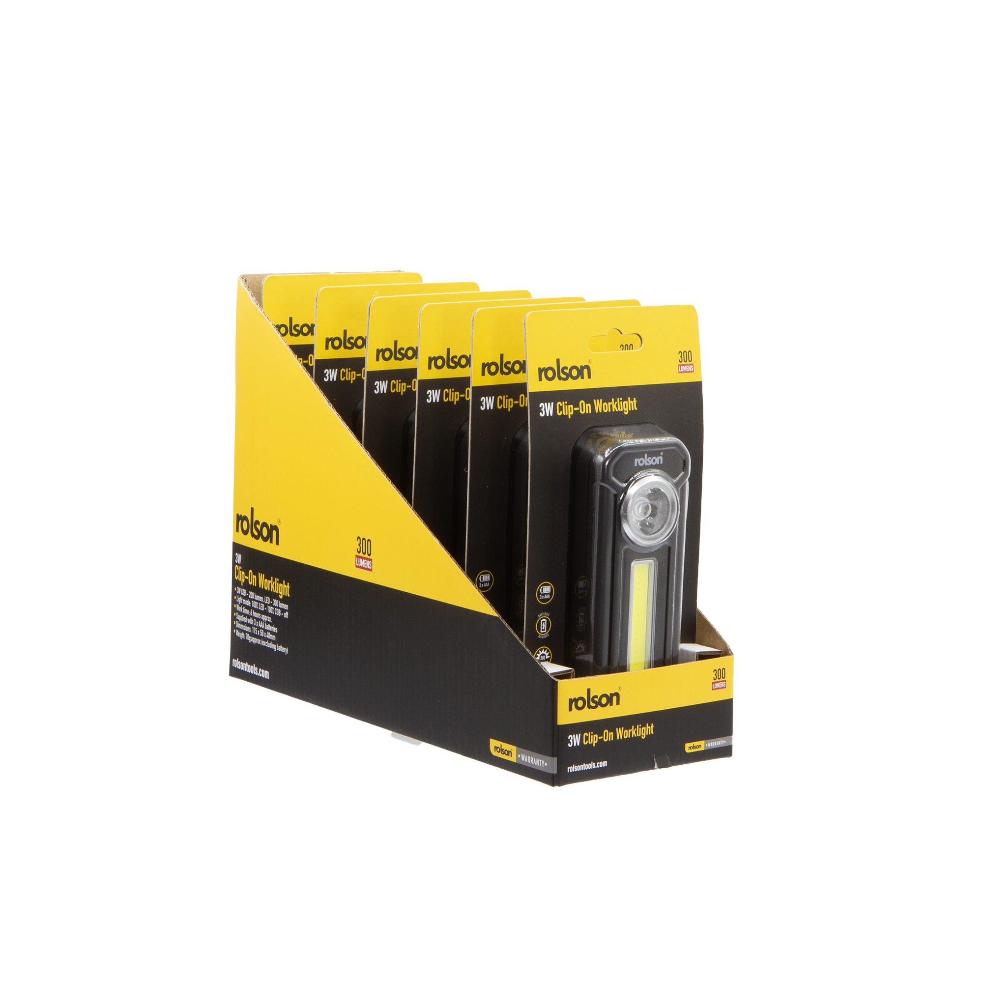 3W Clip-On Worklight - (61694) cdu