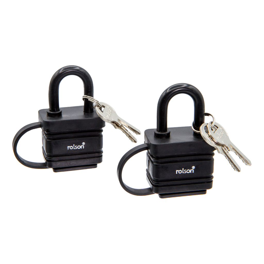 2 Piece 40mm Laminated Steel Padlock