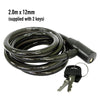 2m x 12mm Cable Lock