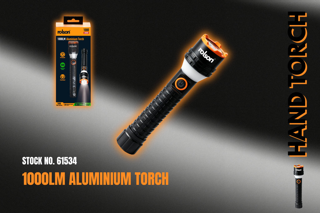 PRE-ORDER: 1000LM Aluminium Torch