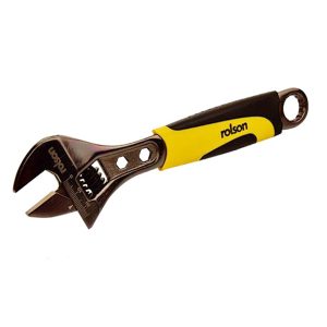 250mm Black Nickel Finish Adjustable Wrench - (19022)