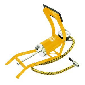 Single Cylinder Foot Pump - (42964) yellow