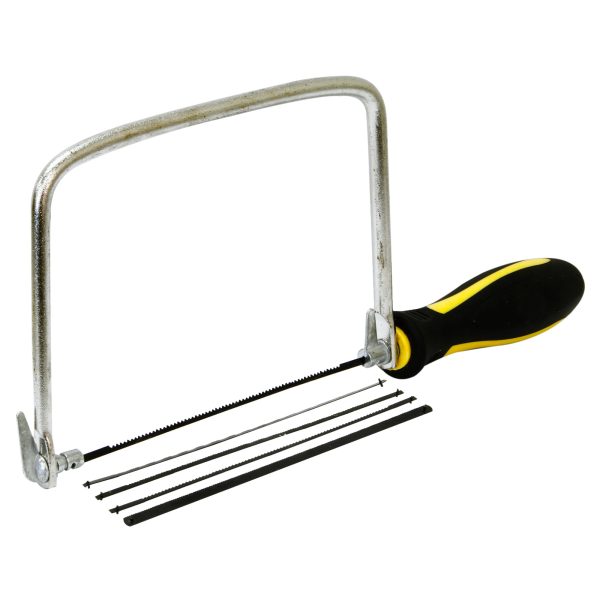 Rubber Grip Coping Saw With 5 Blades - (58290)