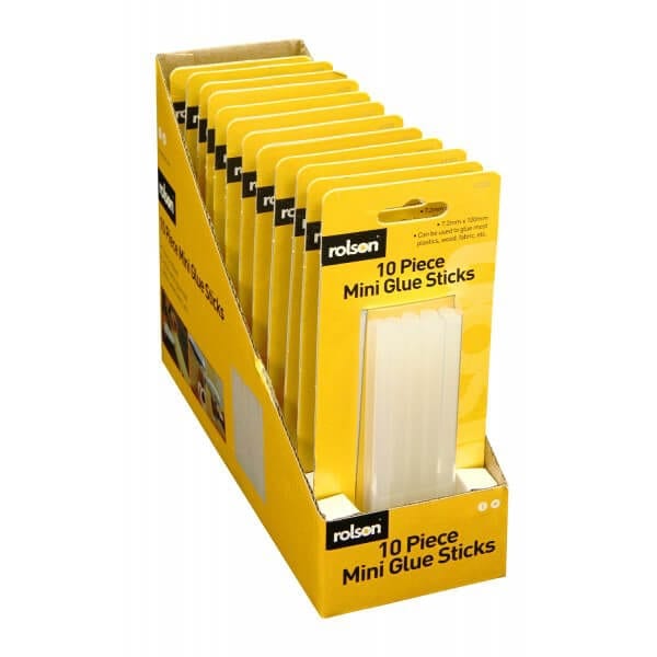 10pc Mini Glue Sticks 100 x 7.2mm