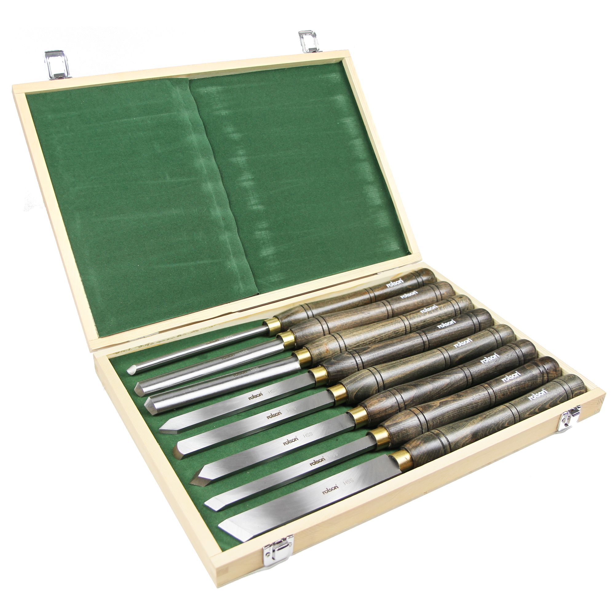 8 Pcs Wood Chisel Set, Fepinc Wood Turning Tools with Honing Guide,  Sharpening Stone and Wooden Storage Case, 60CRV Wood Carving Chisels Set  for