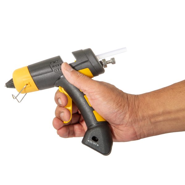 Rechargeable Glue Gun ( 70517 ) in operation - squeezing trigger