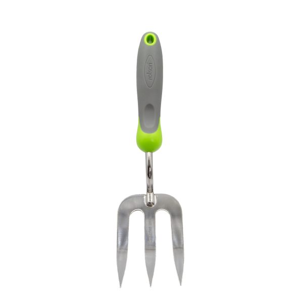 Hand Fork - 82691 Stainless steel material with non-slip soft grip handles