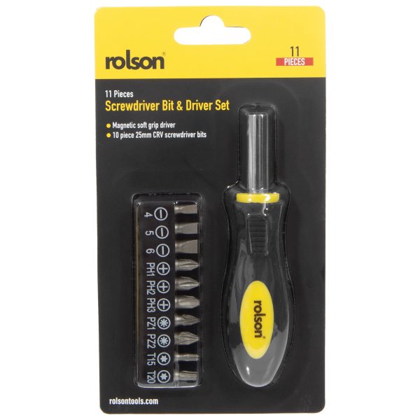 11 Piece Screwdriver Bit and Stubby Driver Set Packaging - 28391