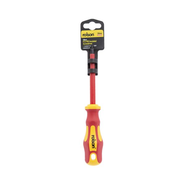 PZ2 x 100mm VDE Insulated Screwdriver in packaging - (29145)