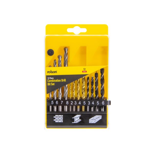 12 Piece Combination Drill Bit Set - (48437) Pack