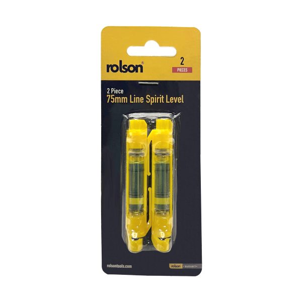 2 Piece 75mm Line Spirit Level - (54106) Packaging