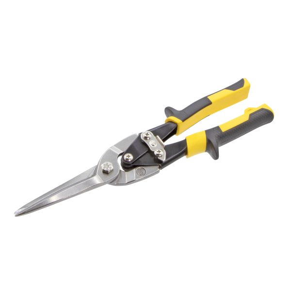 280mm Straight Long Cut Aviation Snips - (22162) angled