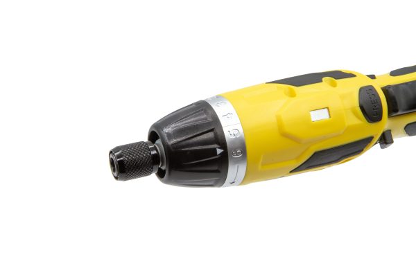 3.6V Cordless Screwdriver & Bits - (70738) drive head