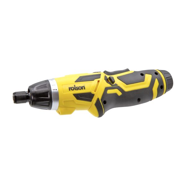 3.6V Cordless Screwdriver & Bits - (70738) rotated flat