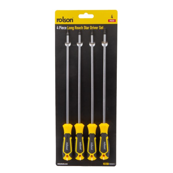 4 Piece Long Reach Star Driver Set - (28851) pack